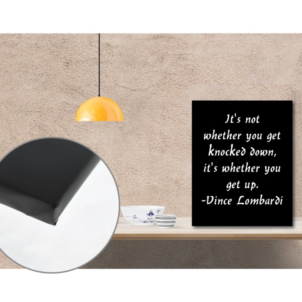 Vince Lombardi 8"x10" Matte Canvas Wrap Quote Green Bay Packers NEW Great Gift